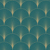 Brewster Home Fashions Geometrics Teal Wallpaper