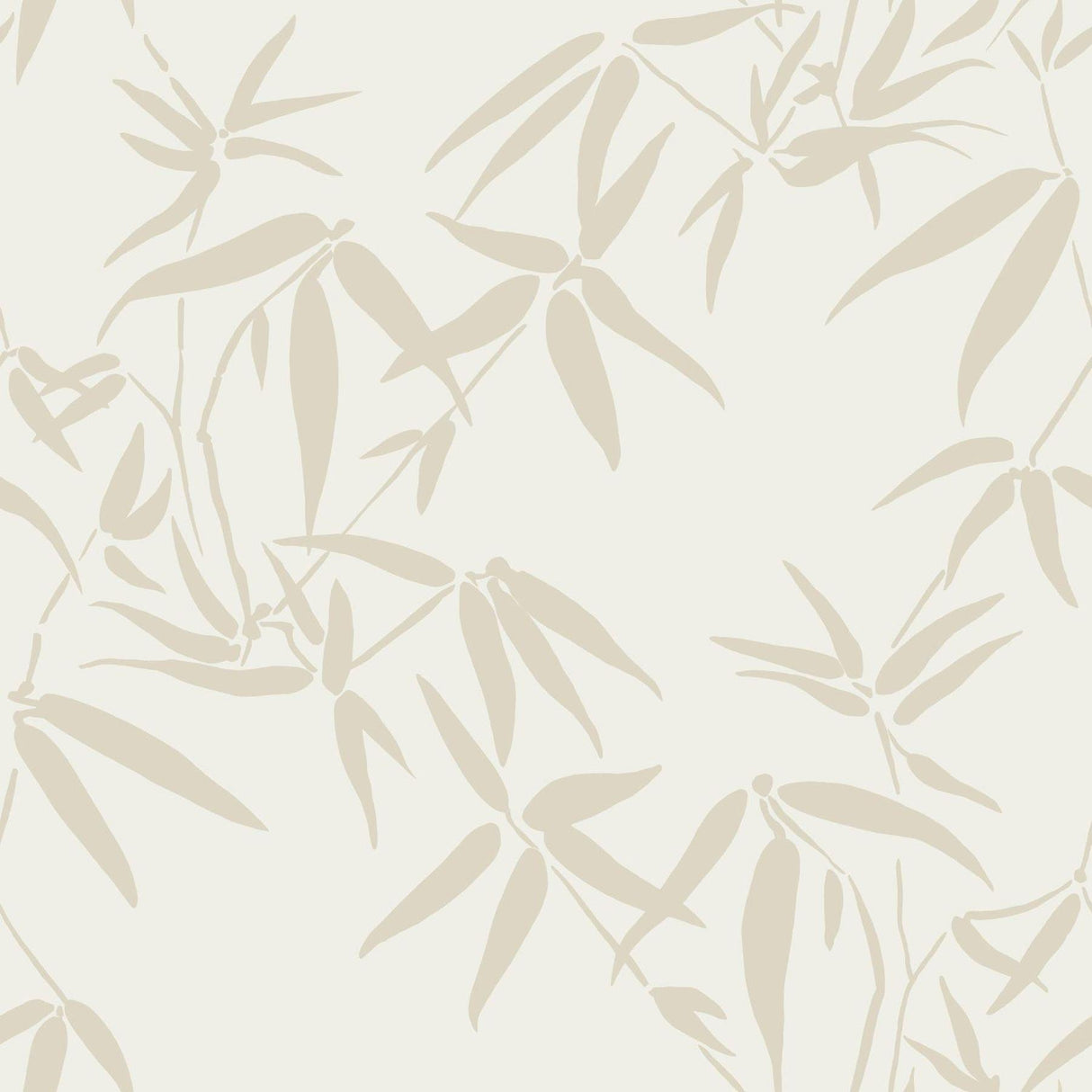 Brewster Home Fashions Guadua Beige Bamboo Leaves Wallpaper