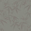 Brewster Home Fashions Guadua Grey Bamboo Leaves Wallpaper