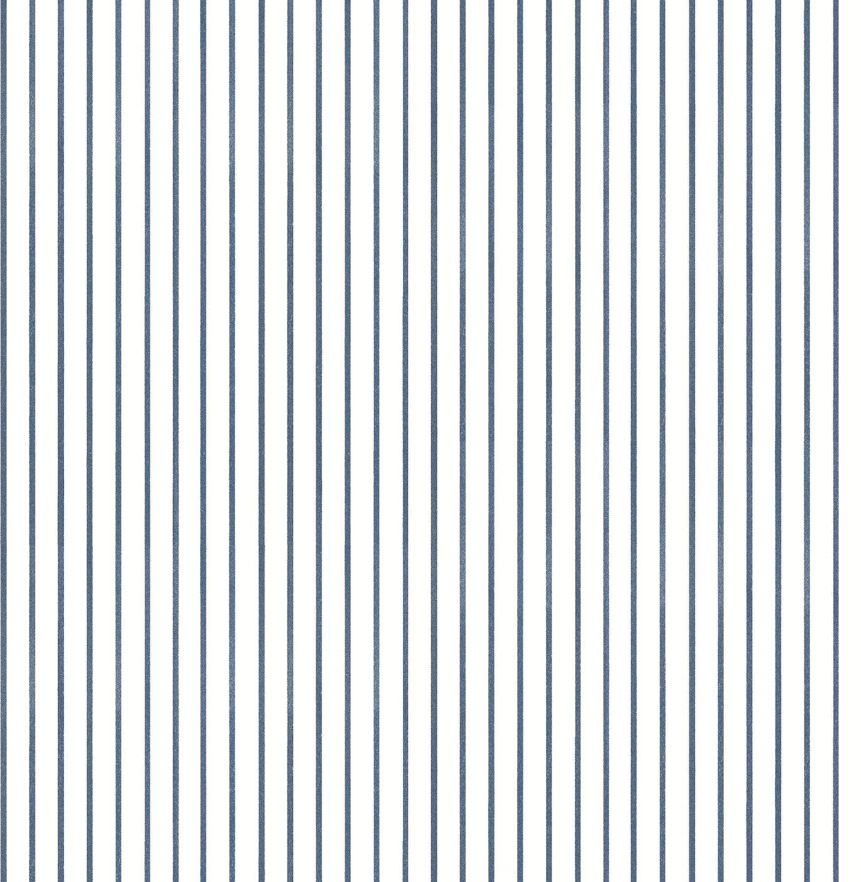 A-Street Prints Oliver Navy Simple Stripe Wallpaper
