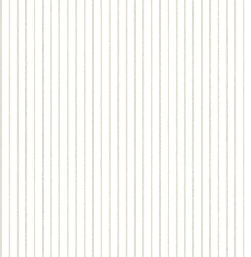 A-Street Prints Oliver Simple Stripe Taupe Wallpaper