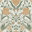 A-Street Prints Fillippa Green Tulip Wallpaper