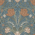 A-Street Prints Fillippa Blue Tulip Wallpaper