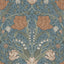 A-Street Prints Fillippa Blue Tulip Wallpaper