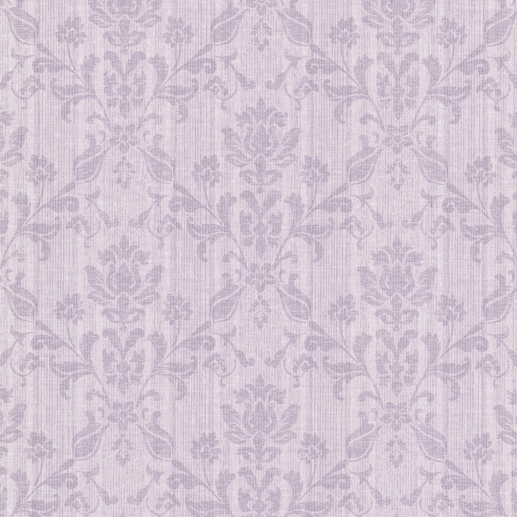 Brewster Home Fashions Jovina Lavender Tonal Damask Wallpaper