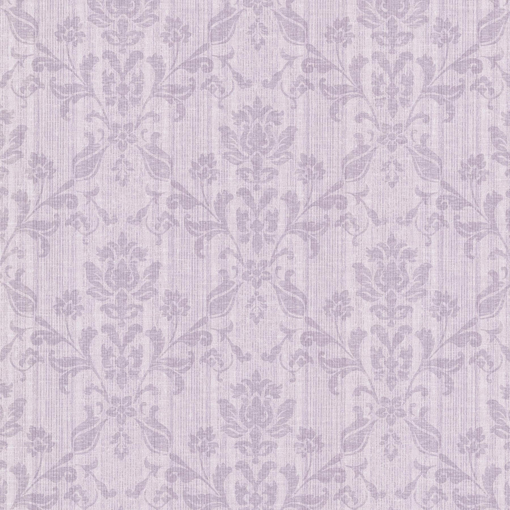 Brewster Home Fashions Jovina Tonal Damask Lavender Wallpaper