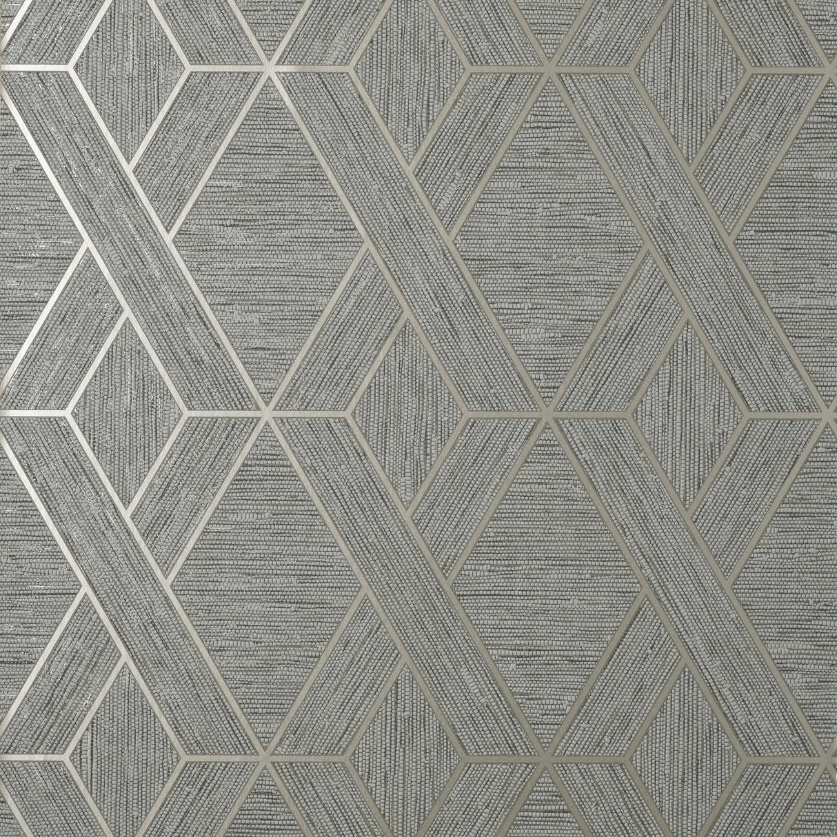 Brewster Home Fashions Malcolm Grey Geo Wallpaper