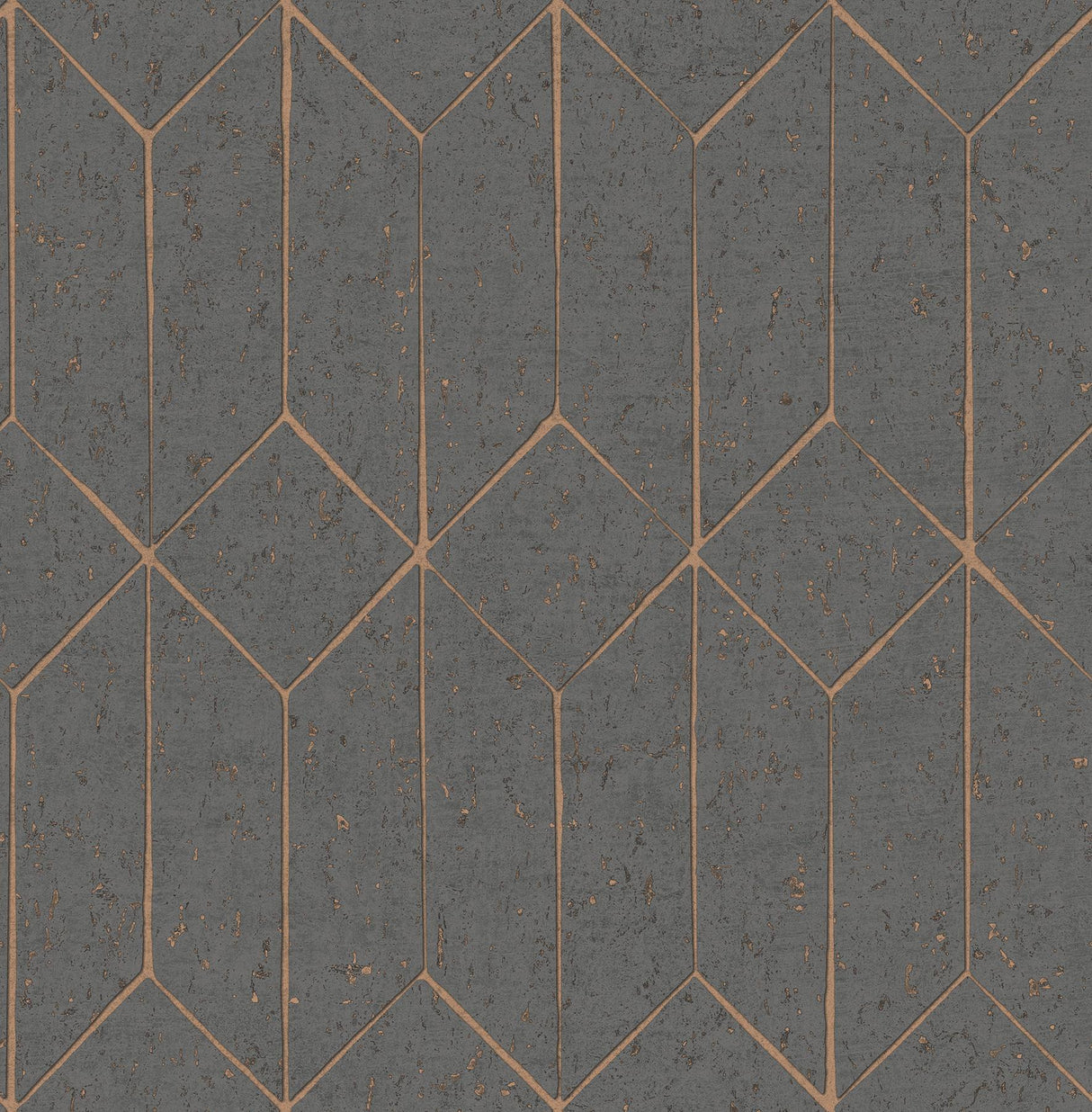Brewster Home Fashions Hayden Charcoal Concrete Trellis Wallpaper