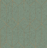Brewster Home Fashions Hayden Concrete Trellis Mint Wallpaper