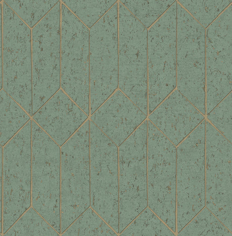 Brewster Home Fashions Hayden Concrete Trellis Mint Wallpaper