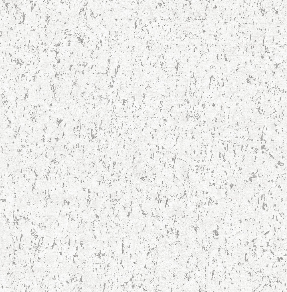 Brewster Home Fashions Callie White Concrete Wallpaper