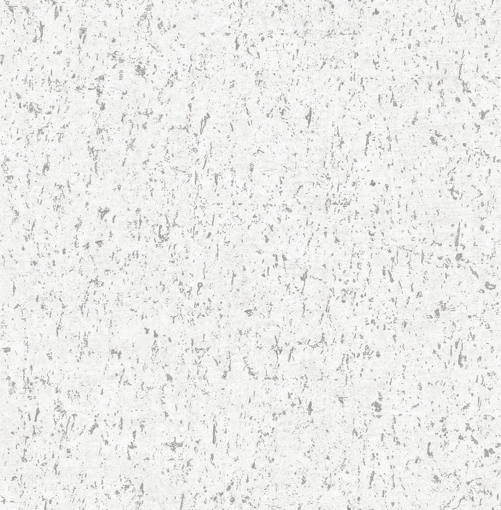 Brewster Home Fashions Callie Concrete White Wallpaper