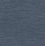 Brewster Home Fashions Alton Indigo Faux Grasscloth Wallpaper