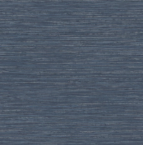 Brewster Home Fashions Alton Indigo Faux Grasscloth Wallpaper