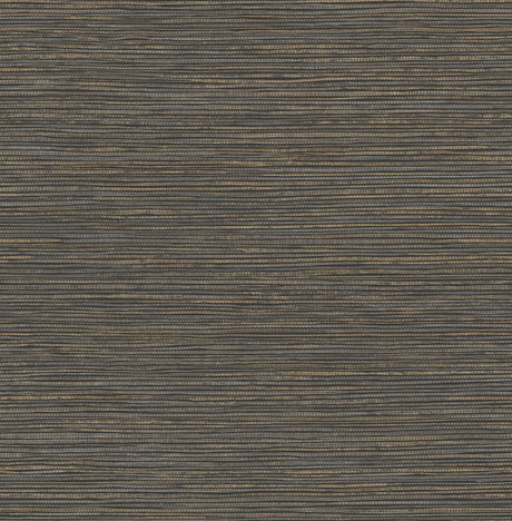 Brewster Home Fashions Alton Black Faux Grasscloth Wallpaper