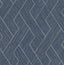 Brewster Home Fashions Ember Indigo Geometric Basketweave Wallpaper