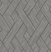 Brewster Home Fashions Ember Grey Geometric Basketweave Wallpaper