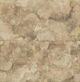 Brewster Home Fashions Aria Light Brown Marbled Tile Wallpaper