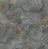 Brewster Home Fashions Aria Slate Marbled Tile Wallpaper