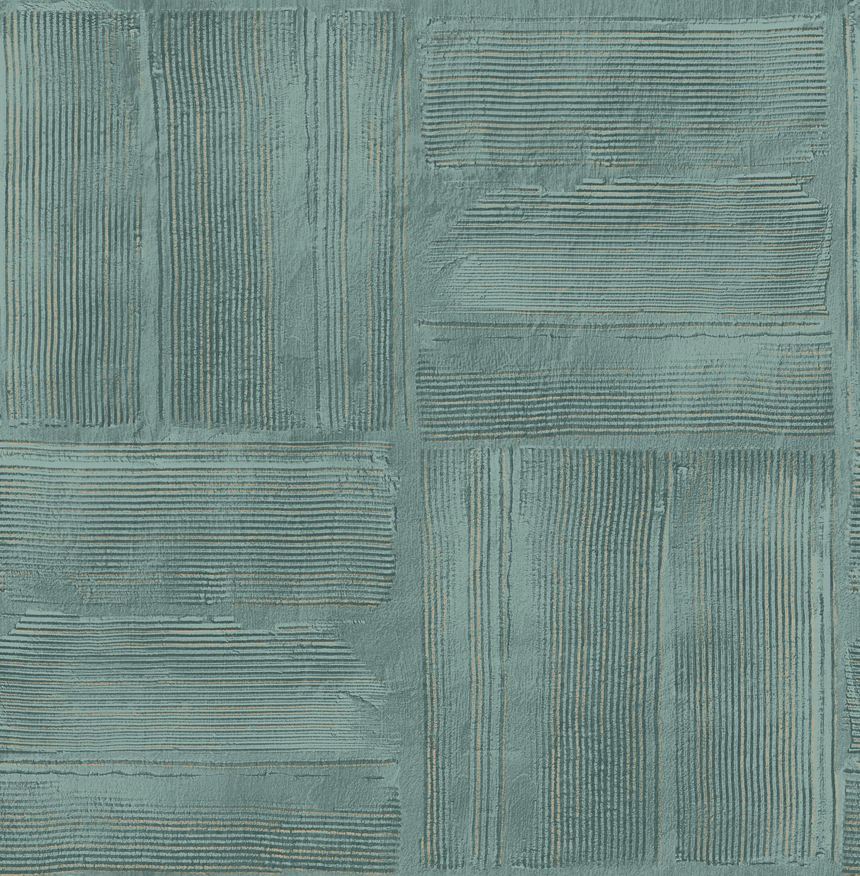 Brewster Home Fashions Jasper Block Texture Teal Wallpaper