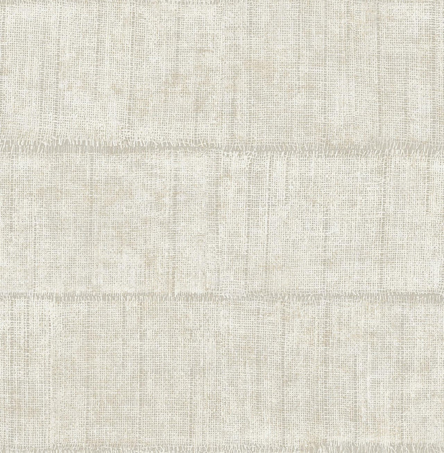 Brewster Home Fashions Blake Bone Texture Stripe Wallpaper