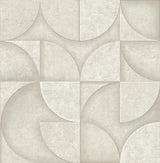 Brewster Home Fashions Addison Retro Geo Stone Wallpaper