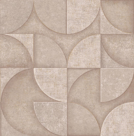 Brewster Home Fashions Addison Retro Geo Blush Wallpaper