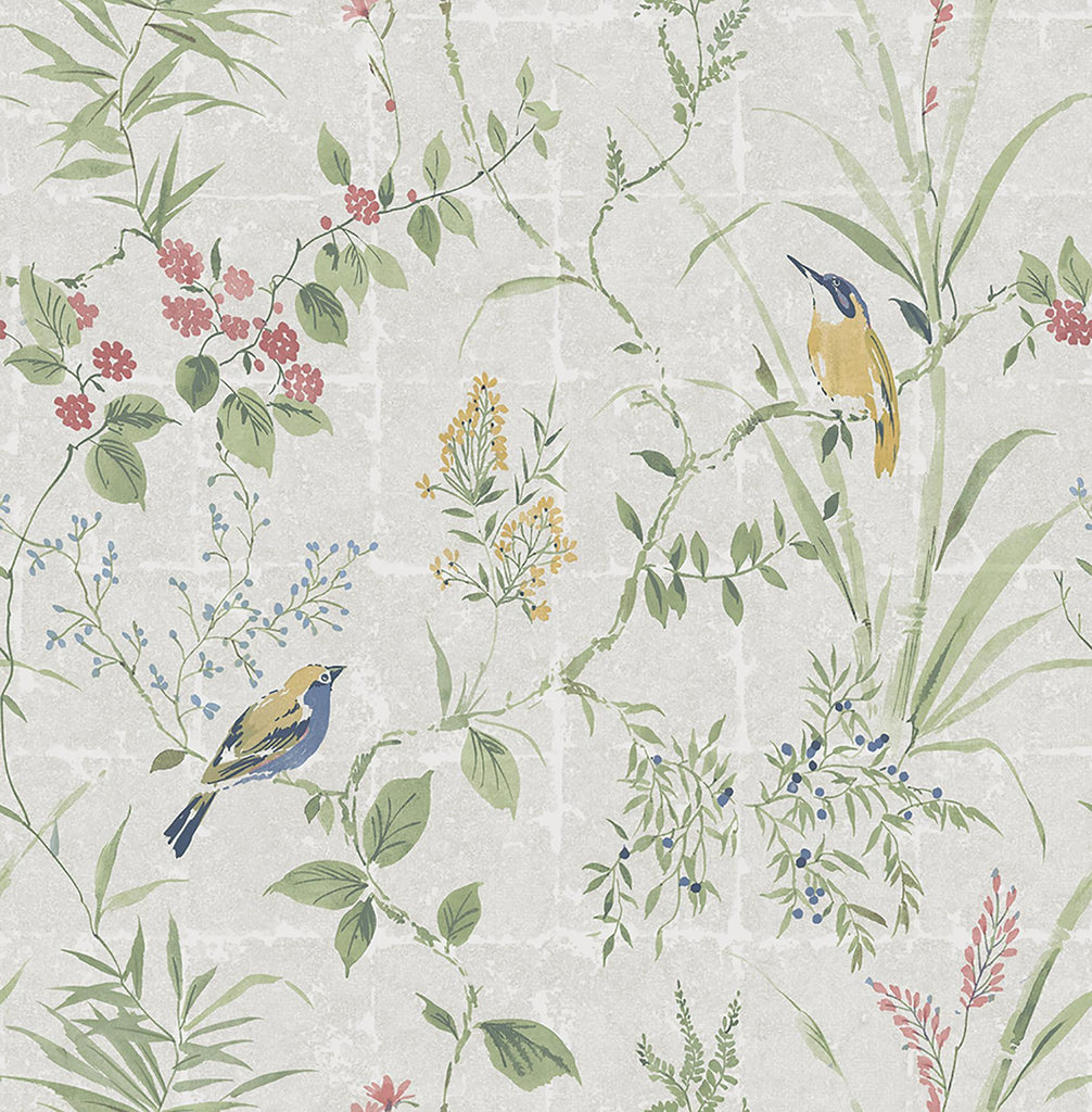 Brewster Home Fashions Imperial Grey Garden Chinoiserie