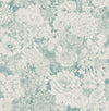 Brewster Home Fashions Kita Turquoise Song Garden Wallpaper
