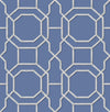 Brewster Home Fashions Summer Sapphire Trellis Wallpaper