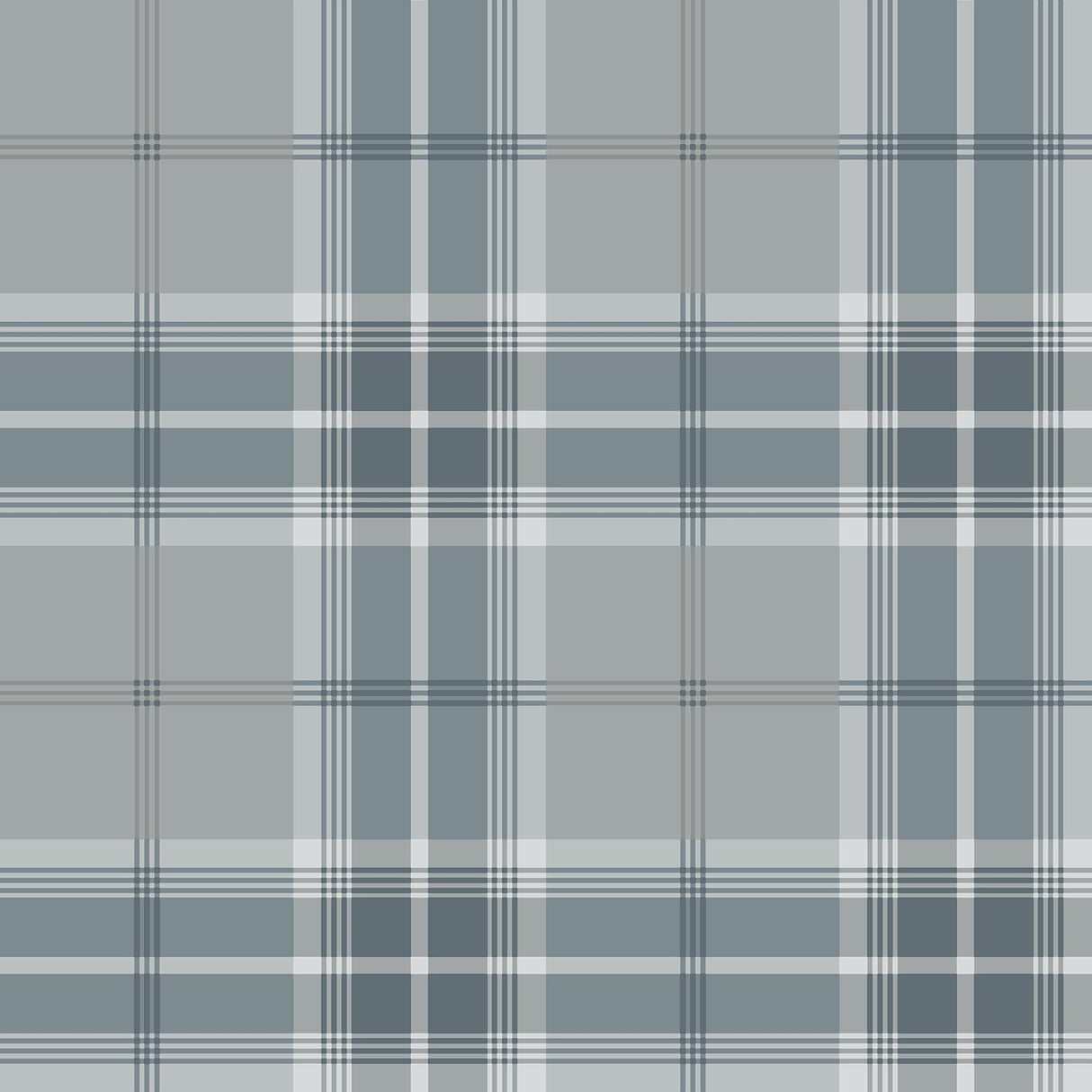 Brewster Home Fashions Sala Blue Plaid Wallpaper