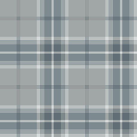 Brewster Home Fashions Sala Plaid Blue Wallpaper