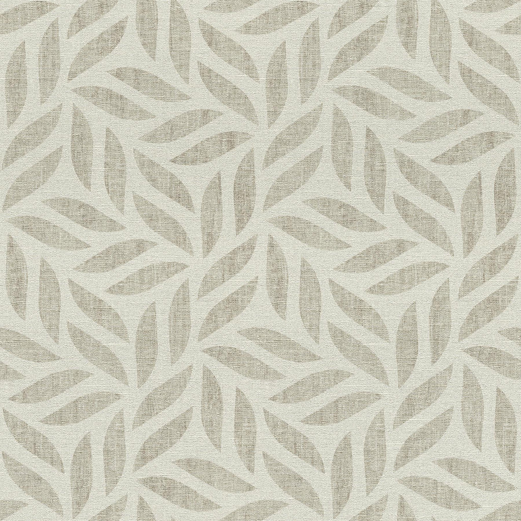 Brewster Home Fashions Sagano Leaf Light Grey Wallpaper