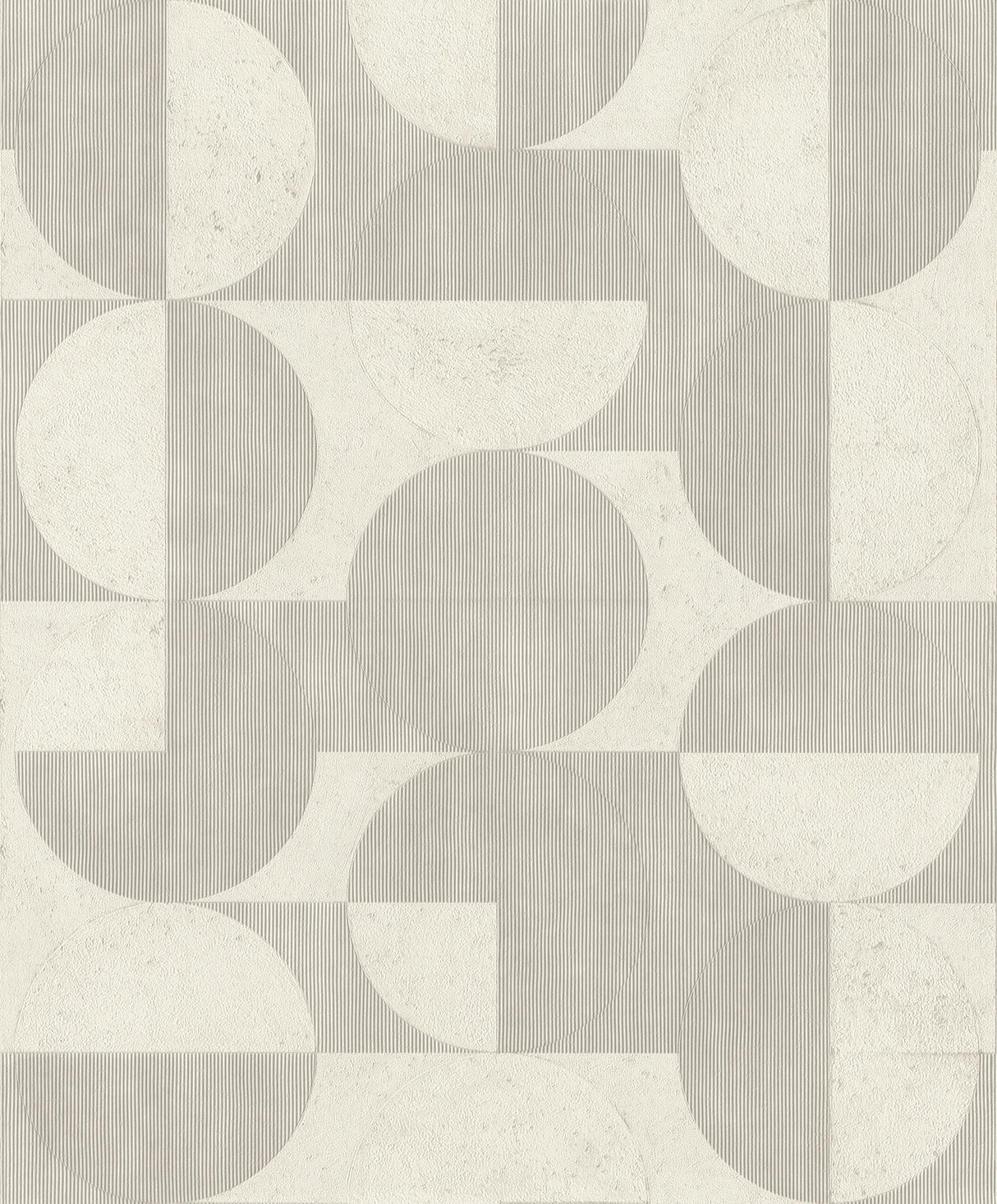 Brewster Home Fashions Barcelo Circles Light Grey Wallpaper