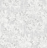 Brewster Home Fashions Dori Painterly Floral Light Grey Wallpaper