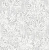 Brewster Home Fashions Dori Light Grey Painterly Floral Wallpaper