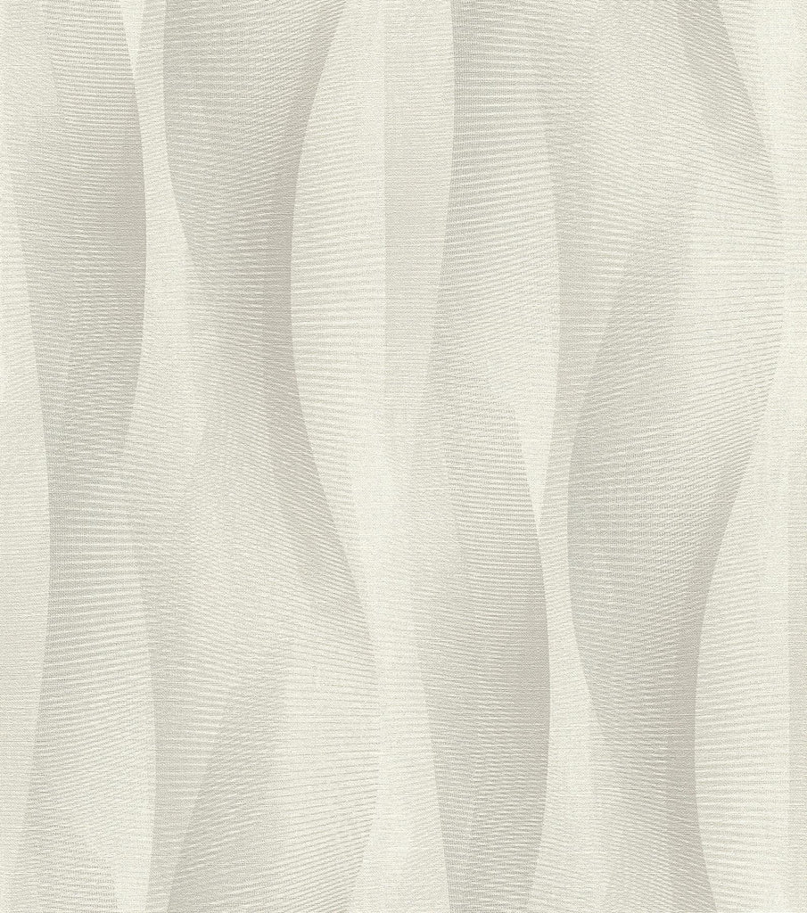 Brewster Home Fashions Currin Wave Light Grey Wallpaper