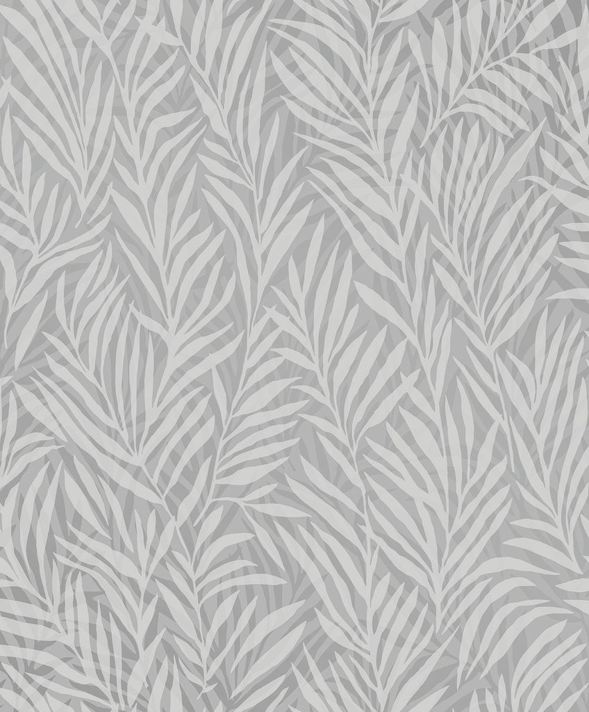 Brewster Home Fashions Holzer Fern Grey Wallpaper