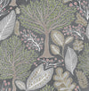 Brewster Home Fashions Kiah Grey Forest Wallpaper