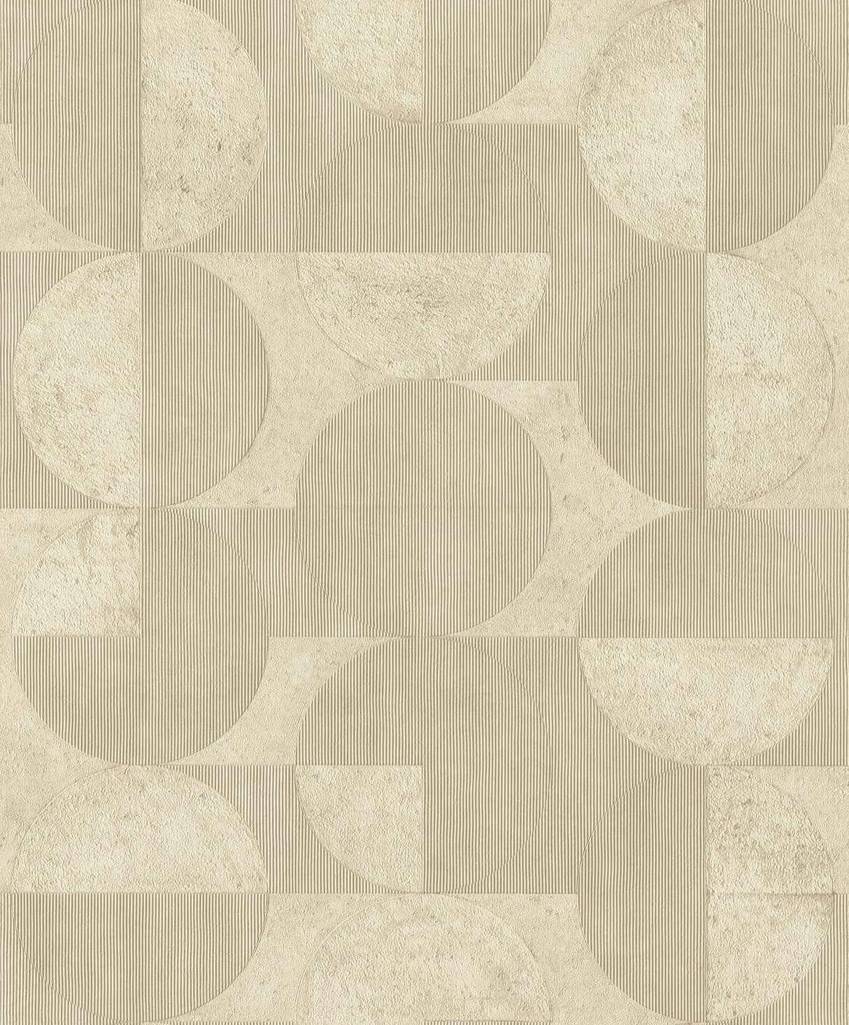 Brewster Home Fashions Barcelo Beige Circles Wallpaper