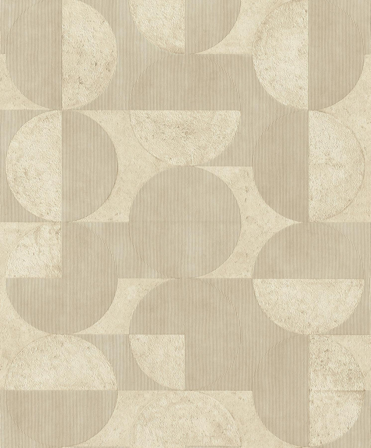 Brewster Home Fashions Barcelo Circles Beige Wallpaper