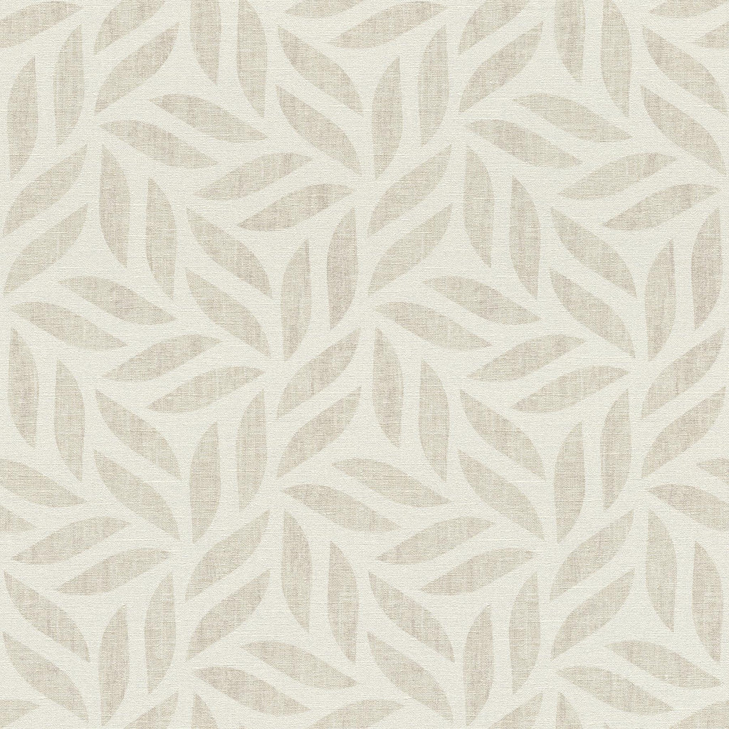 Brewster Home Fashions Sagano Taupe Leaf Wallpaper