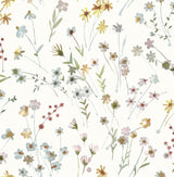 Brewster Home Fashions Heidi Yellow Watercolor Florals Wallpaper