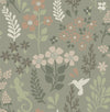 Brewster Home Fashions Karina Green Meadow Wallpaper