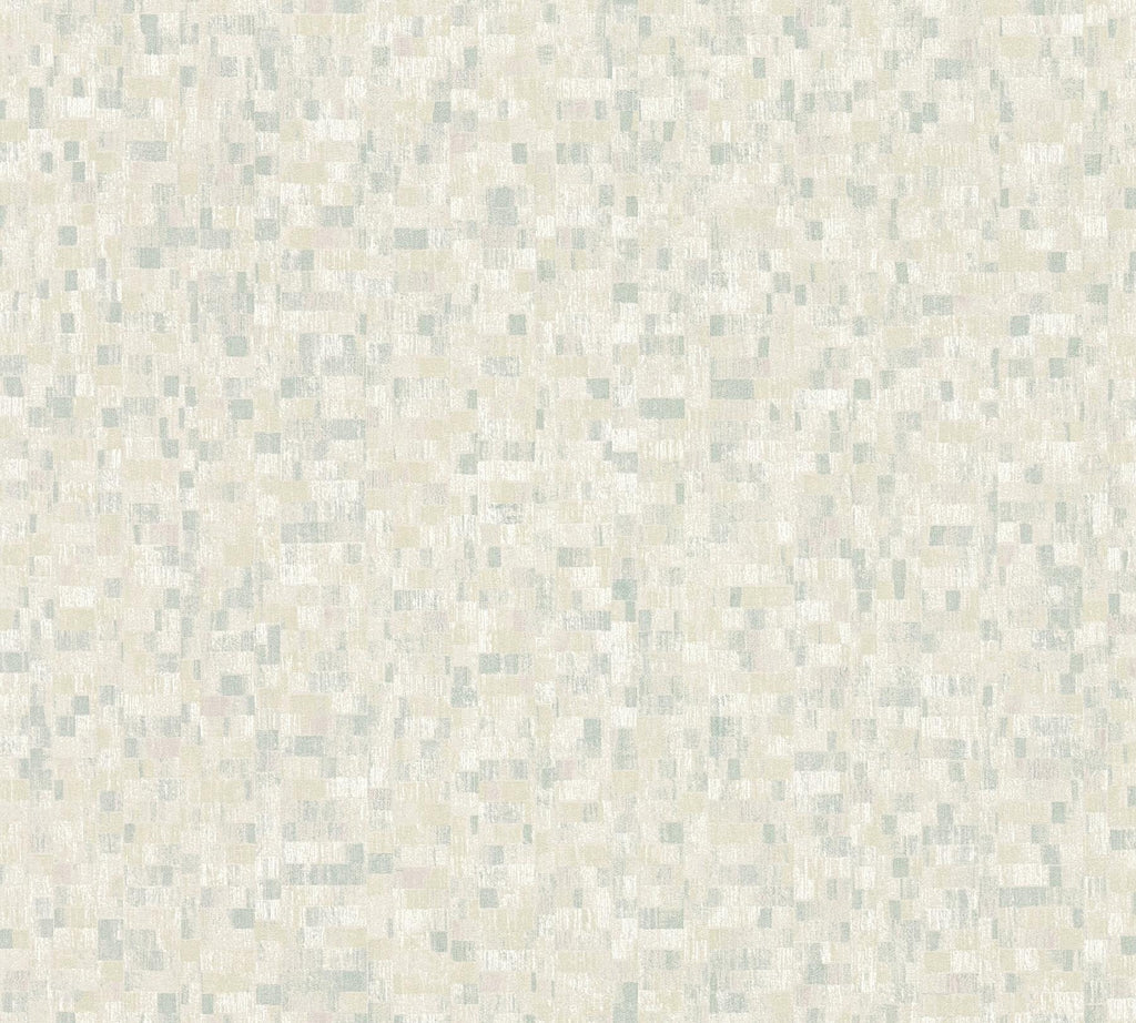 Brewster Home Fashions Albers Teal Squares Wallpaper
