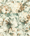 Brewster Home Fashions Attia Light Blue Floral Wallpaper