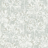 Brewster Home Fashions Dori Painterly Floral Light Green Wallpaper