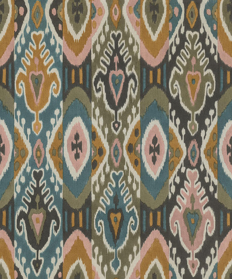 Brewster Home Fashions Villon Mustard Ikat Wallpaper