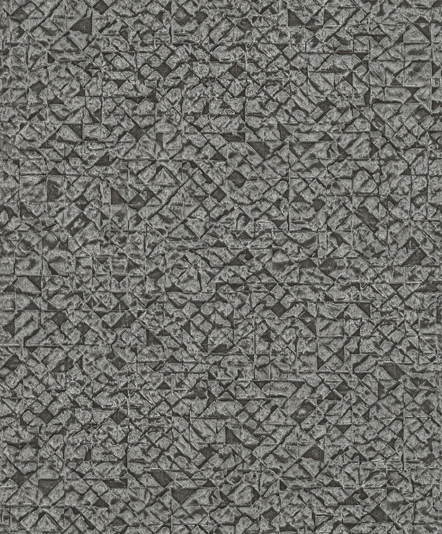 Brewster Home Fashions Arbus Black Geo Wallpaper
