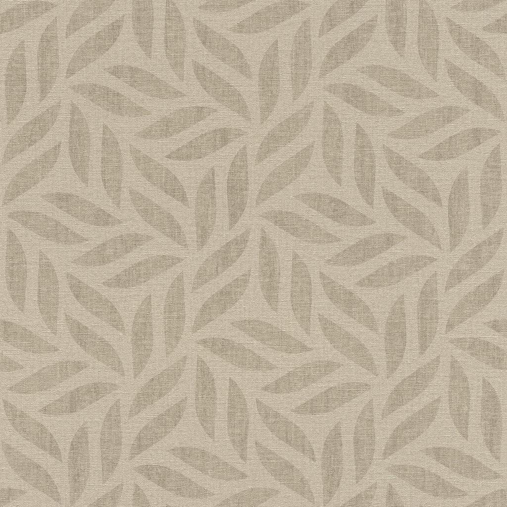 Brewster Home Fashions Sagano Light Brown Leaf Wallpaper